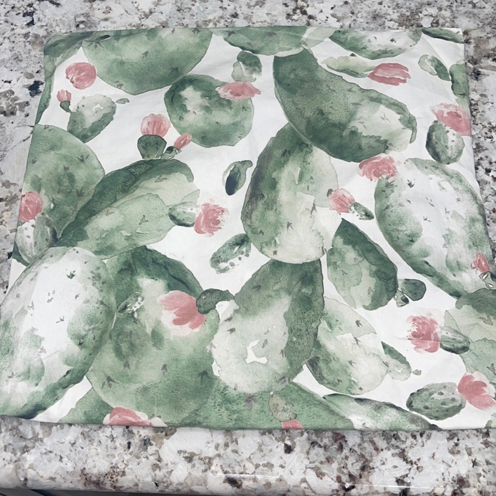 NWOT cactus pillow case